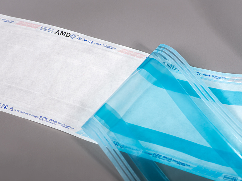 AMD تعقيم بكرة gusseted